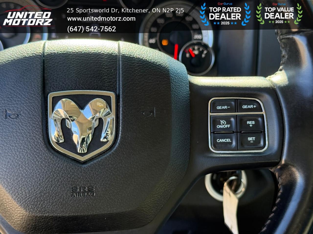 2017 RAM 1500 SLT HEMI 5.7L QUAD CAB 140.5" 4WD V8~SAFETY CERTIF Photo