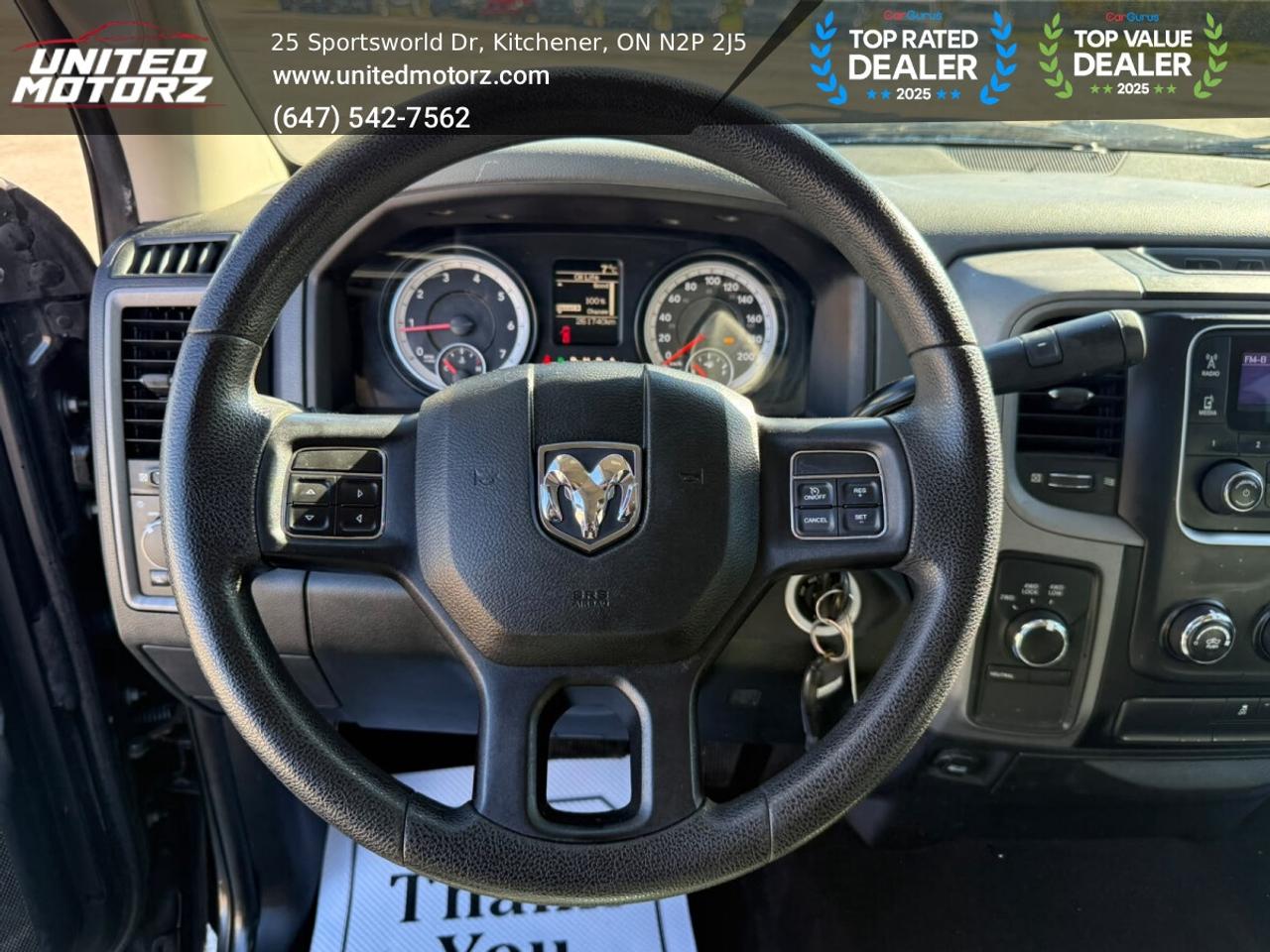 2015 RAM 1500 ST HEMI 5.7L CREW CAB 140.5" 4WD V8~SAFETY CERTIFI Photo