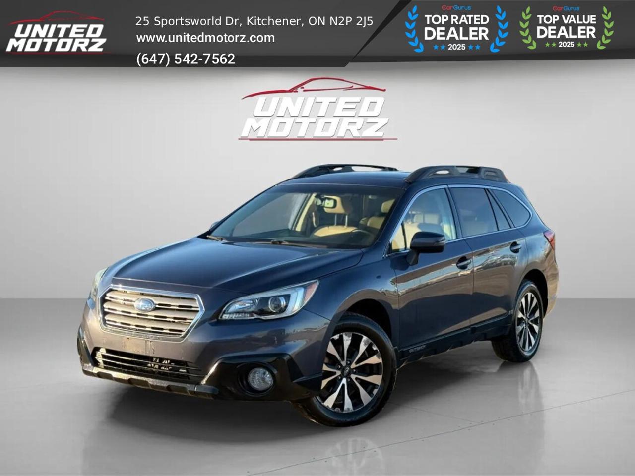 2015 Subaru Outback Wgn CVT 3.6R w/Limited Pkg AWD 6cyl~SAFETY CERTIFI Photo1