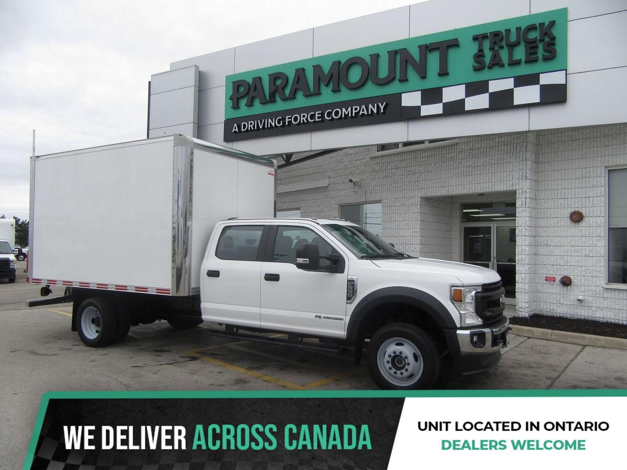 2021 Ford F-550 CREW CAB 4X4 DIESEL NEW 12FT ALUMINUM BOX Photo0