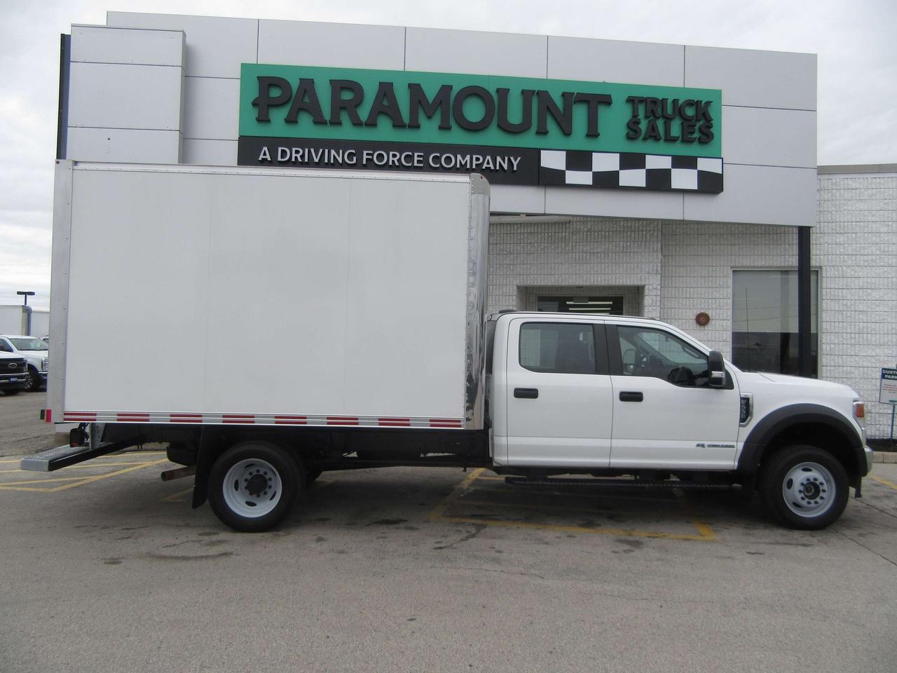 2021 Ford F-550 CREW CAB 4X4 DIESEL NEW 12FT ALUMINUM BOX Photo