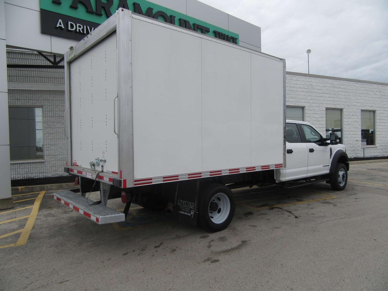 2021 Ford F-550 CREW CAB 4X4 DIESEL NEW 12FT ALUMINUM BOX Photo