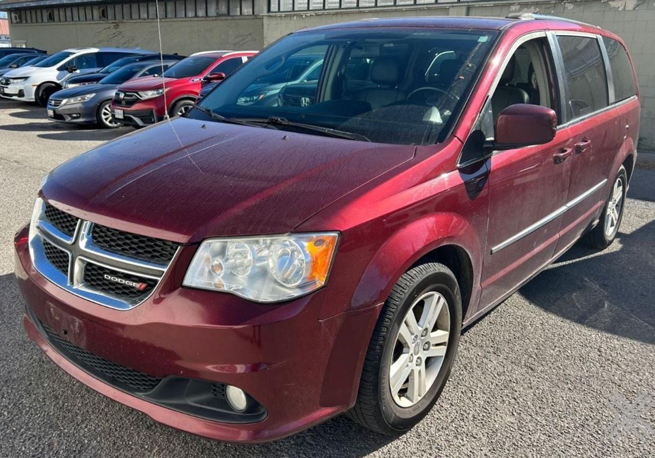 2017 Dodge Grand Caravan Crew Plus Htd Leather DVD Rev.Cam Carfax Clean Photo0