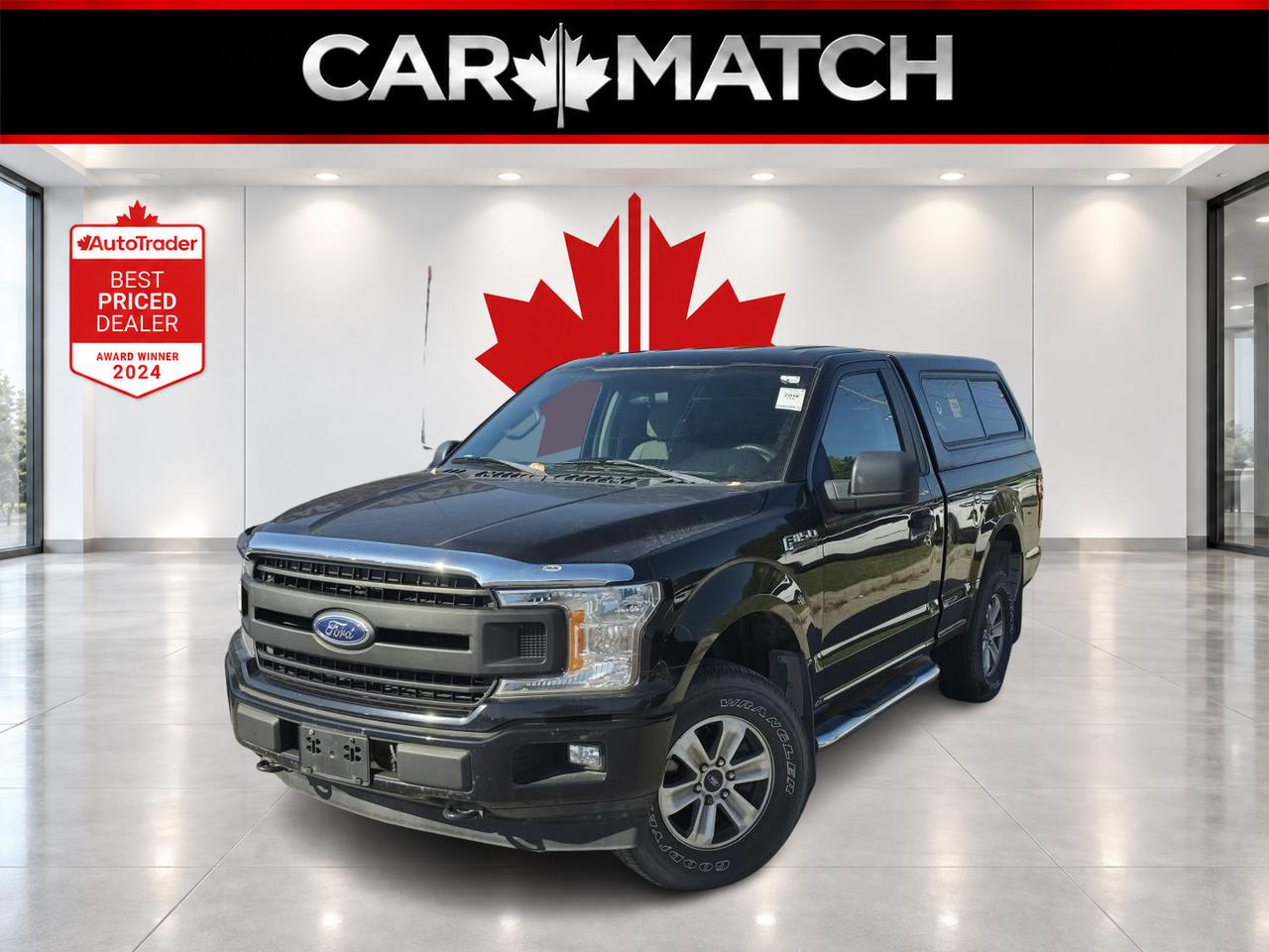 Black 2018 Ford F-150 Pickup Truck Four-Wheel Drive Automatic