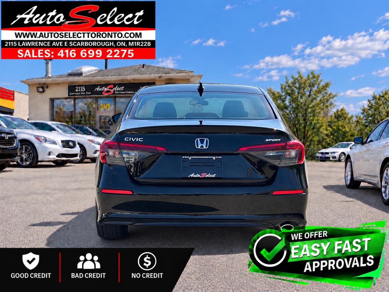 2024 Honda Civic Sport Sunroof - Apple Carplay - Clean Carfax Photo