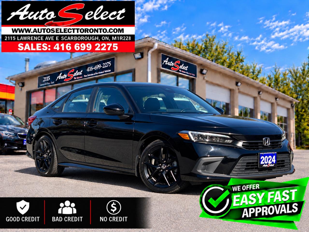 2024 Honda Civic Sport Sunroof - Apple Carplay - Clean Carfax Photo