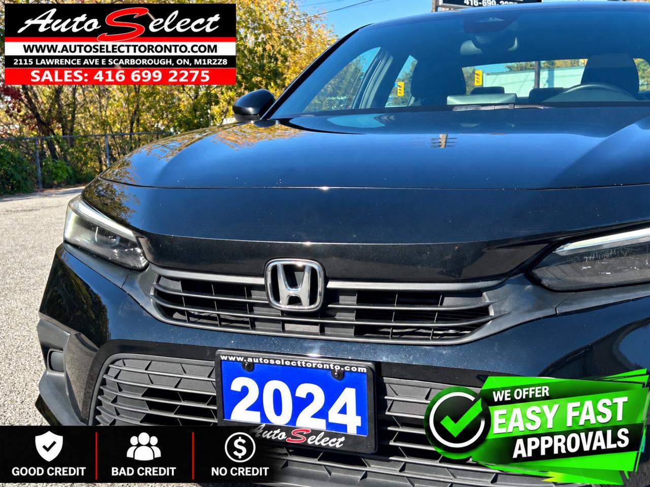 2024 Honda Civic Sport Sunroof - Apple Carplay - Clean Carfax Photo