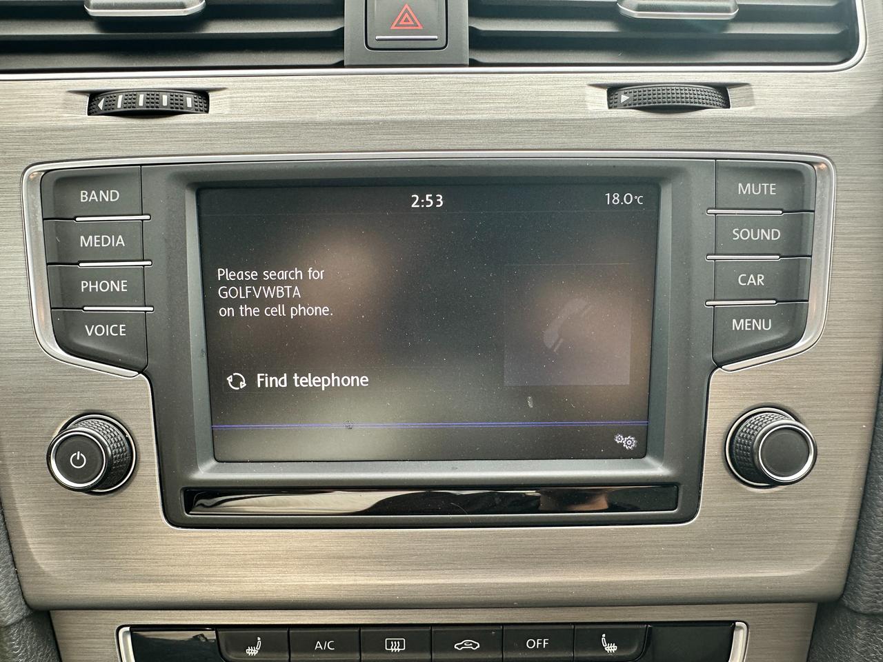 2017 Volkswagen Golf Trendline Manual HTD-Cloth XM Bluetooth BackupCam Photo