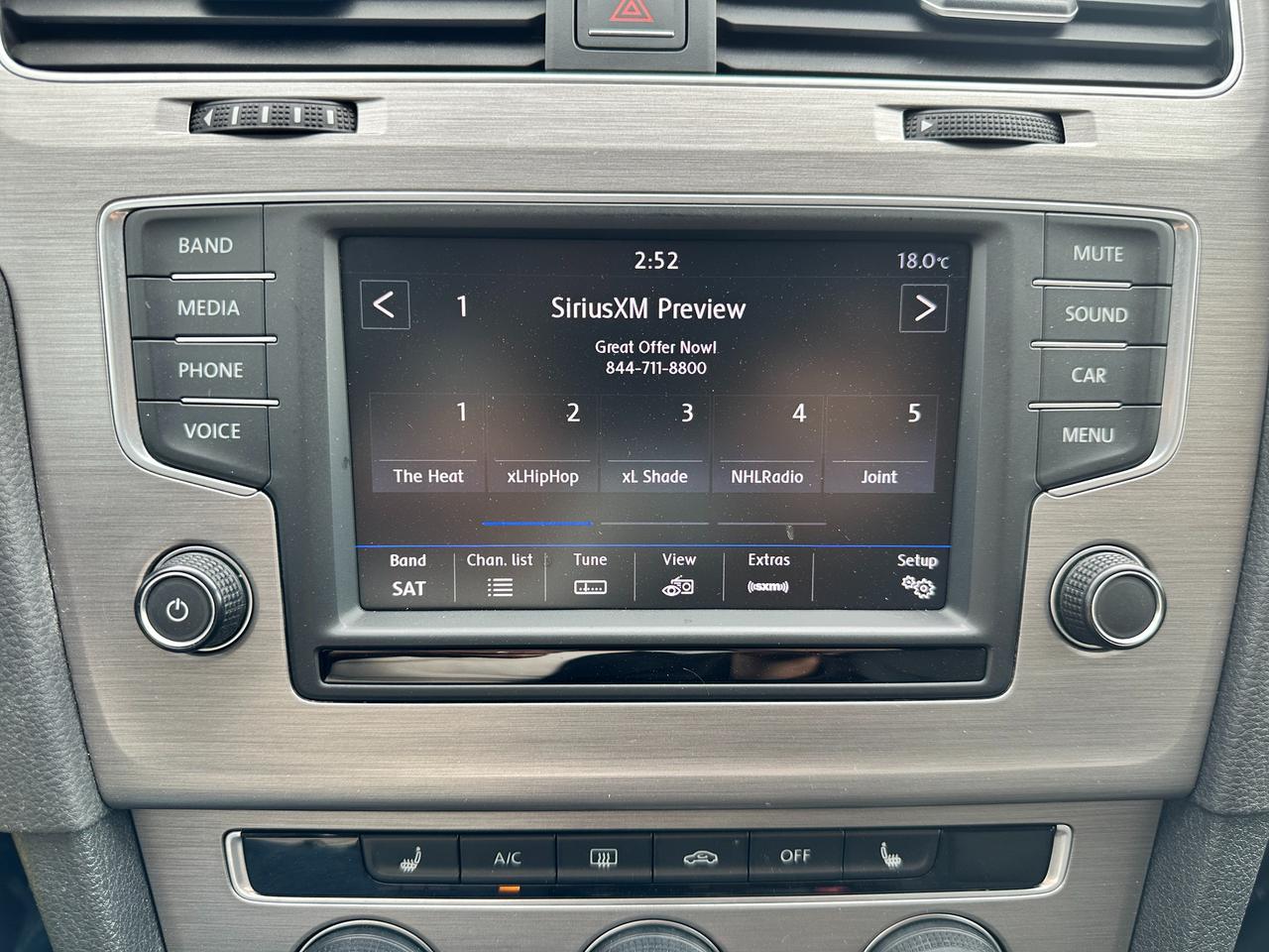 2017 Volkswagen Golf Trendline Manual HTD-Cloth XM Bluetooth BackupCam Photo