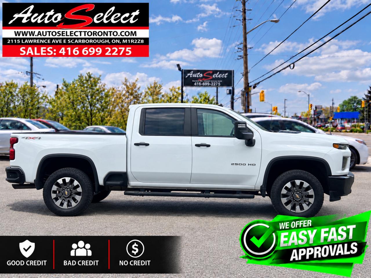 2022 Chevrolet Silverado 2500 HD Custom 4x4 **6.6L V8** Apple Carplay - Well Maintained Photo
