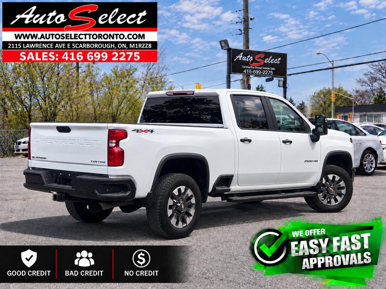 2022 Chevrolet Silverado 2500 HD Custom 4x4 **6.6L V8** Apple Carplay - Well Maintained Photo