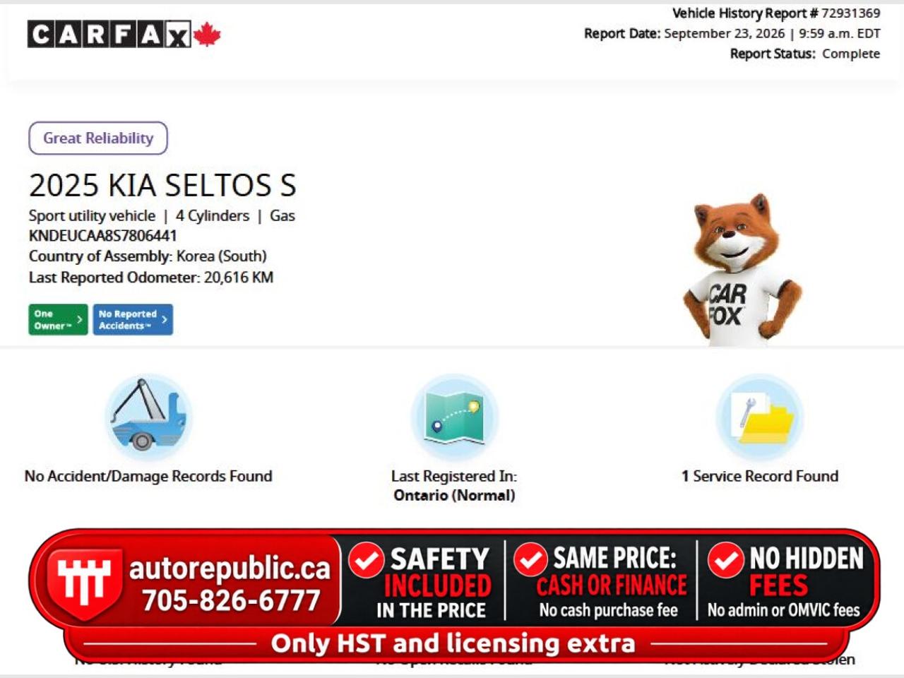 2025 Kia Seltos EX AWD Certified Like New Reliable Photo