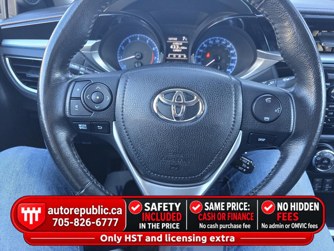2015 Toyota Corolla S Certified Oil Sprayed Well Maintained Photo4