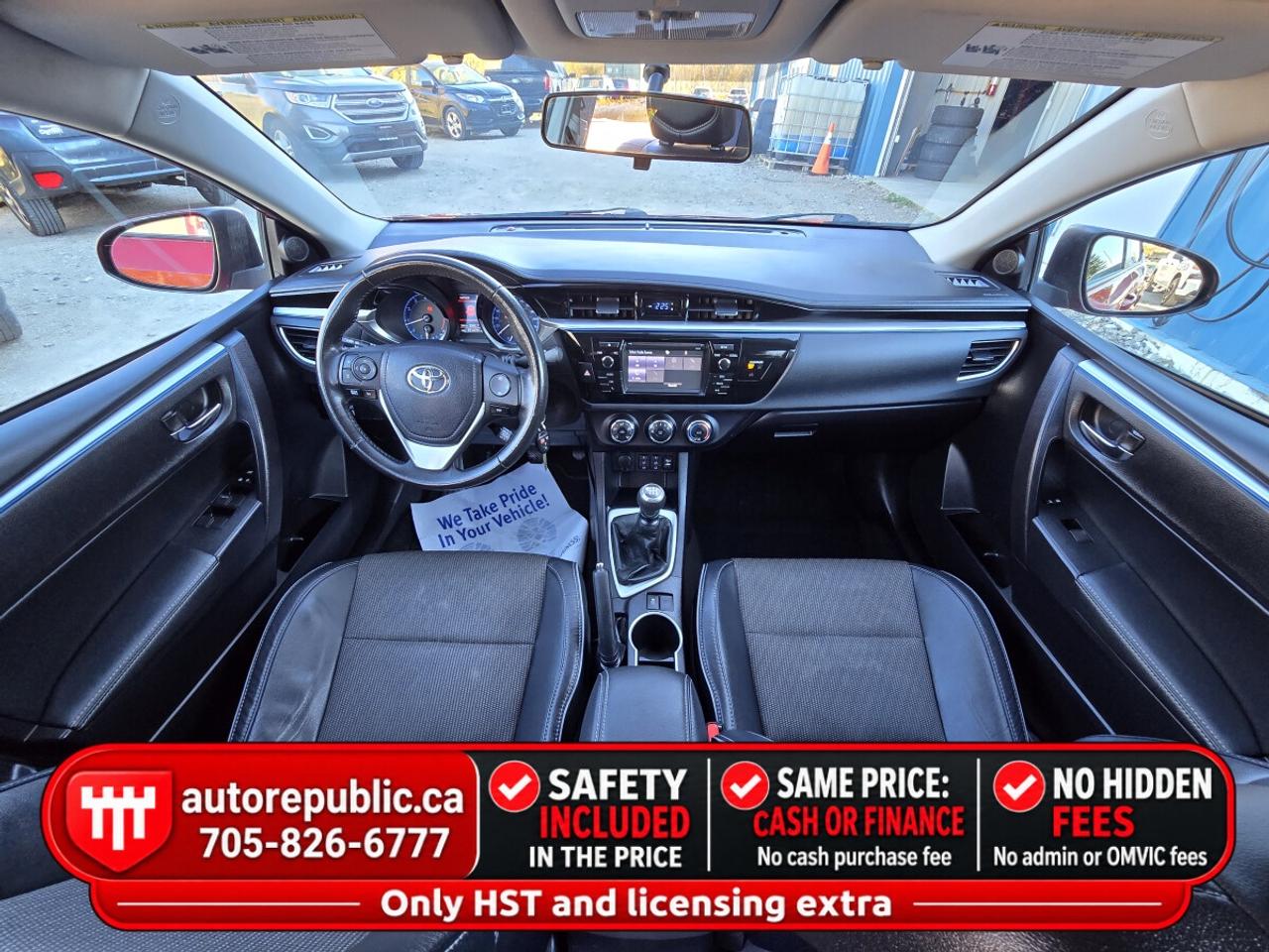 2015 Toyota Corolla S Certified Oil Sprayed Well Maintained Photo2