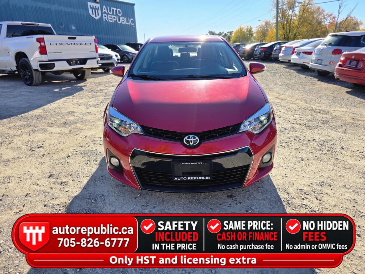 2015 Toyota Corolla S Certified Oil Sprayed Well Maintained Photo