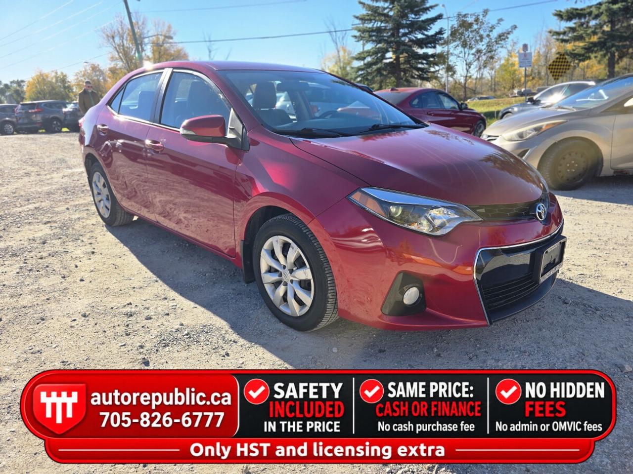 2015 Toyota Corolla S Certified Oil Sprayed Well Maintained Photo