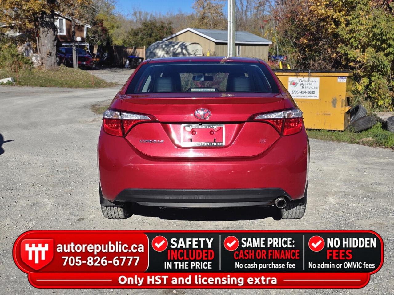 2015 Toyota Corolla S Certified Oil Sprayed Well Maintained Photo