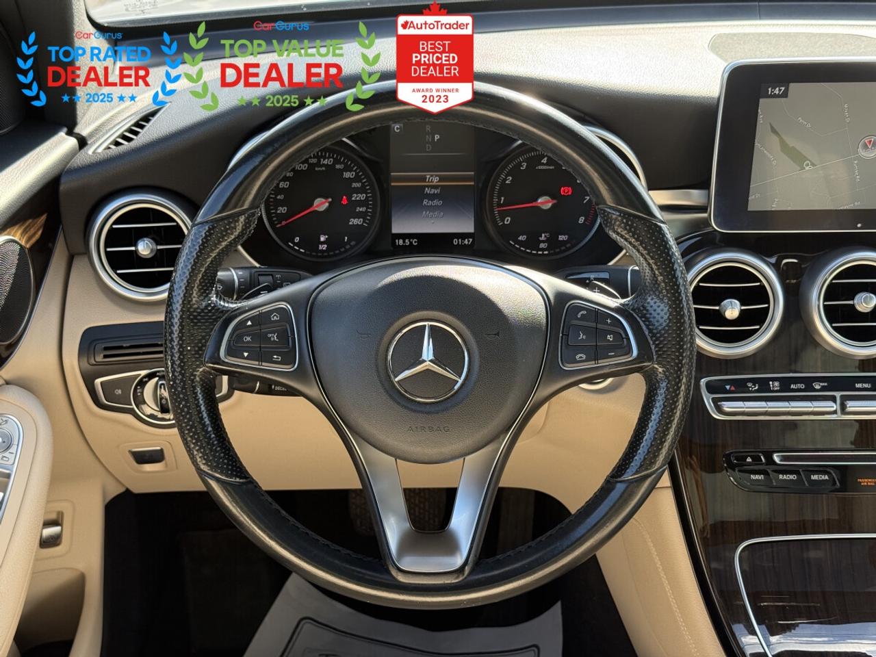 2017 Mercedes-Benz GLC PREMIUM PKG | MB SERVICED | AMBIENT LIGHTING | PANO | LOADED Photo
