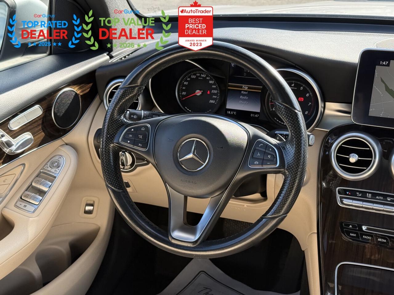 2017 Mercedes-Benz GLC PREMIUM PKG | MB SERVICED | AMBIENT LIGHTING | PANO | LOADED Photo