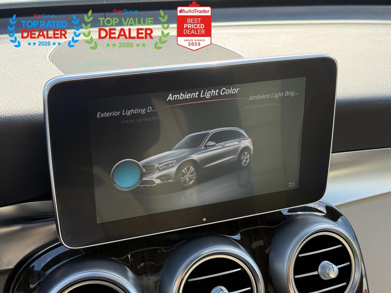 2017 Mercedes-Benz GLC PREMIUM PKG | MB SERVICED | AMBIENT LIGHTING | PANO | LOADED Photo