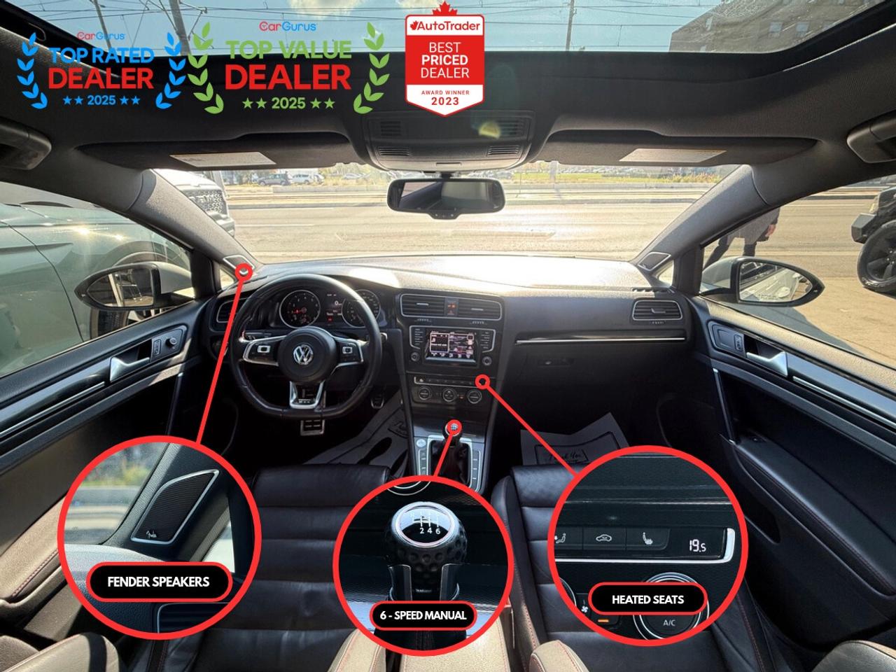 2015 Volkswagen Golf GTI SE | FENDER SPEAKERS | SUNROOF | REAR CAMERA | Photo5