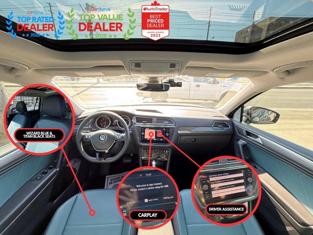 2020 Volkswagen Tiguan SE IQ DRIVE EDITION | RARE COLOR COMBO | CARPLAY | LOADED Photo