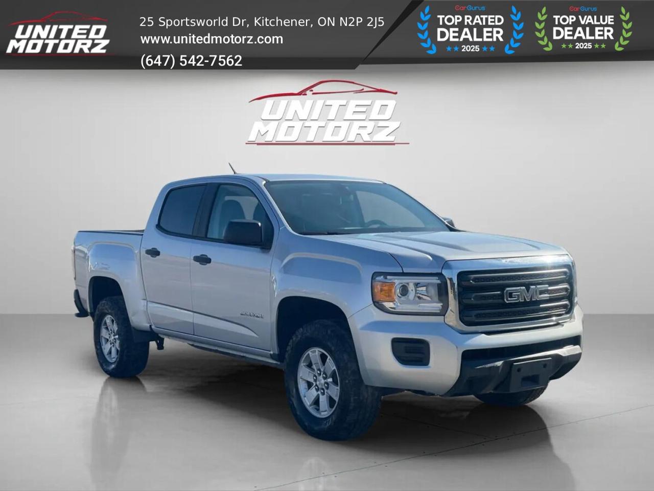 2017 GMC Canyon CREW CAB 128.3" RWD 3.6L 6cyl~SAFETY CERTIFIED~ Photo