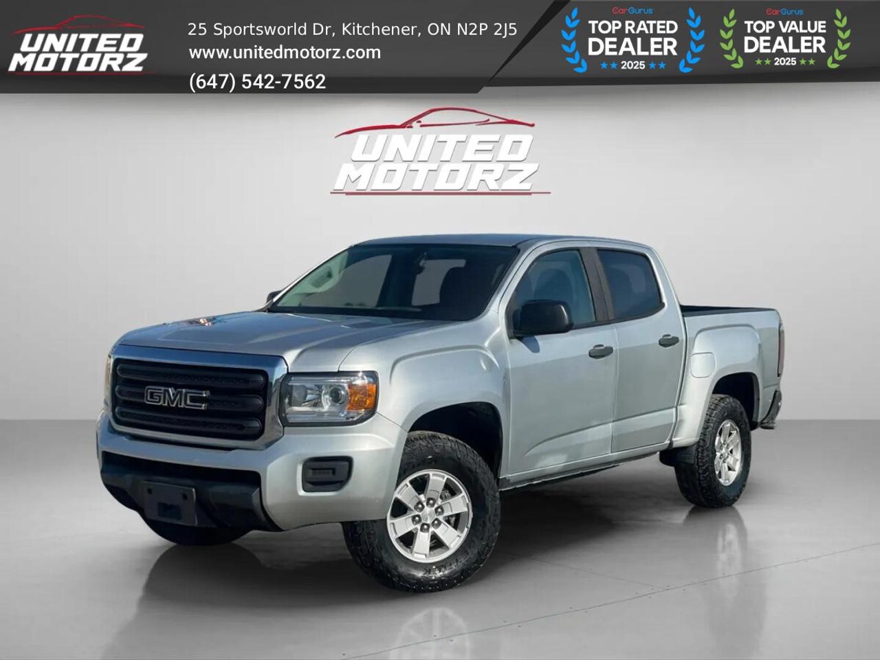 2017 GMC Canyon CREW CAB 128.3" RWD 3.6L 6cyl~SAFETY CERTIFIED~ Photo5