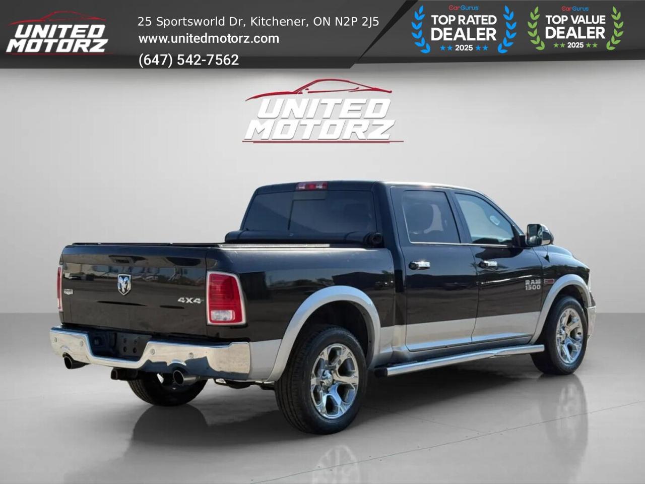 2015 RAM 1500 Laramie ECO DIESEL CREW CAB 4WD 3.0L 6cyl~SAFETY C Photo