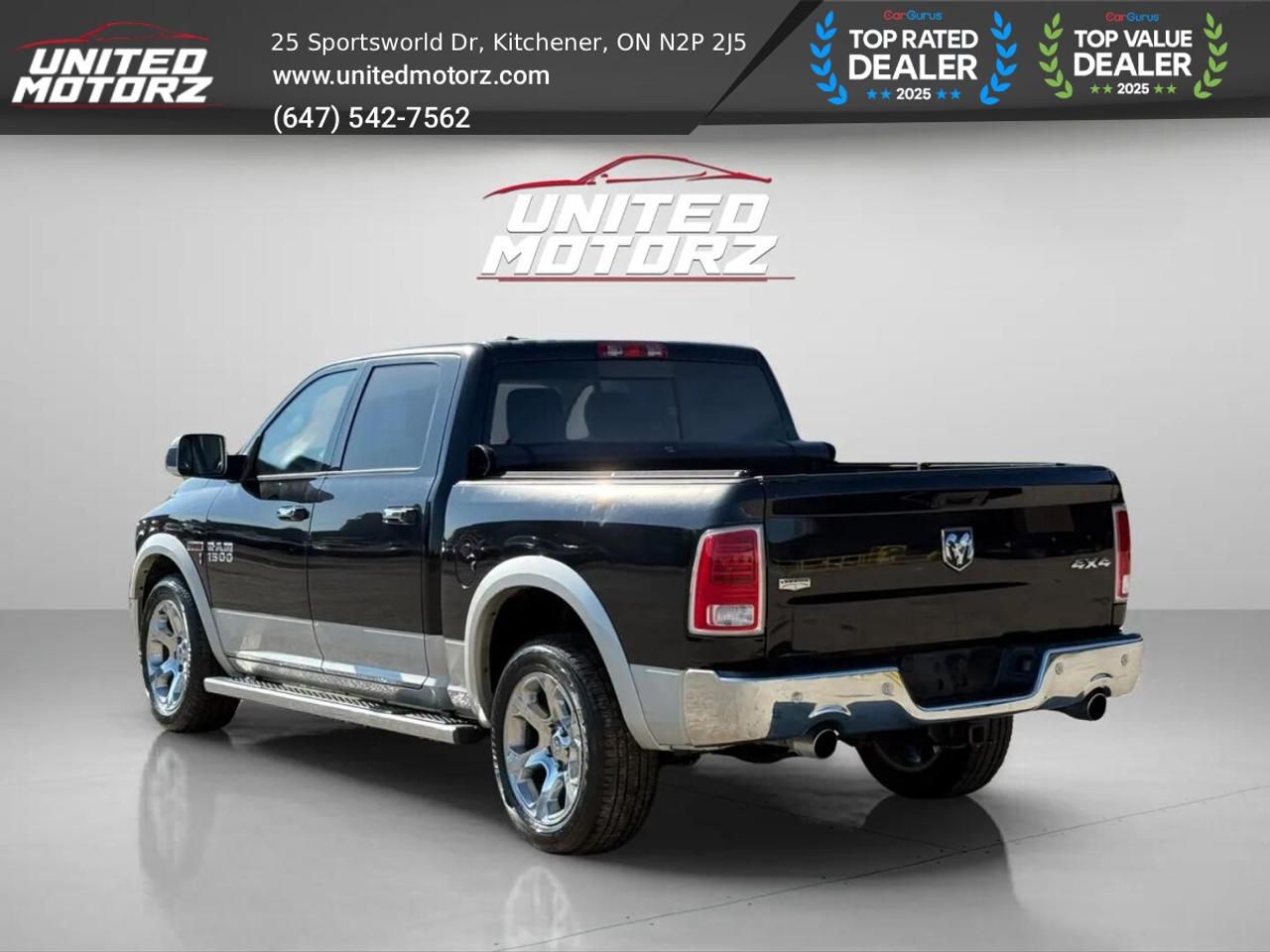 2015 RAM 1500 Laramie ECO DIESEL CREW CAB 4WD 3.0L 6cyl~SAFETY C Photo