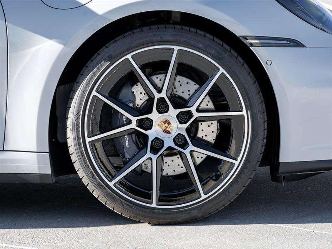2025 Porsche 911 Carrera Coupe Sport Chrono Pkg Sport Exhaust System incl. Tailpipes in Black 20/21 Carrera S Wheel Photo