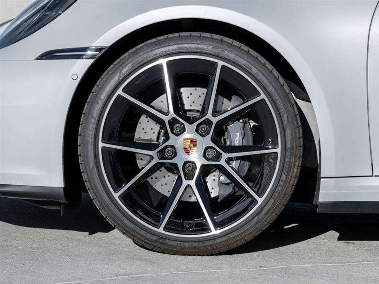 2025 Porsche 911 Carrera Coupe Sport Chrono Pkg Sport Exhaust System incl. Tailpipes in Black 20/21 Carrera S Wheel Photo