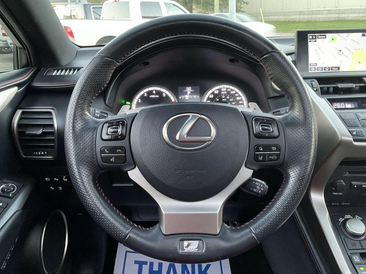 2017 Lexus NX 200t F-SPORT 3 AWD - RED LEATHER! NAV! BACK-UP CAM! BSM! HUD! Photo