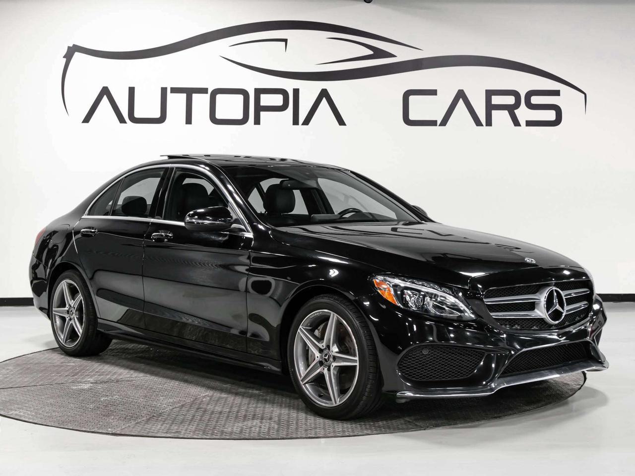 2018 Mercedes-Benz C-Class C 300 4MATIC AMG PKG BLIND SPOTS NAVI REAR CAM Photo2