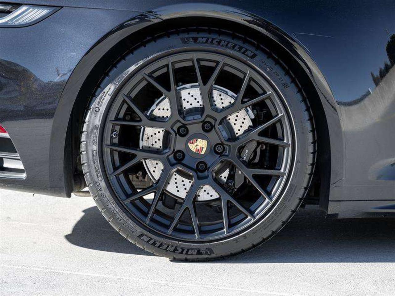 2024 Porsche 911 Carrera 4S Coupe CPO Premium Pkg Sport Pkg i.c.w. Manual Transmission SportDesign Side Skirts 20/21 Photo
