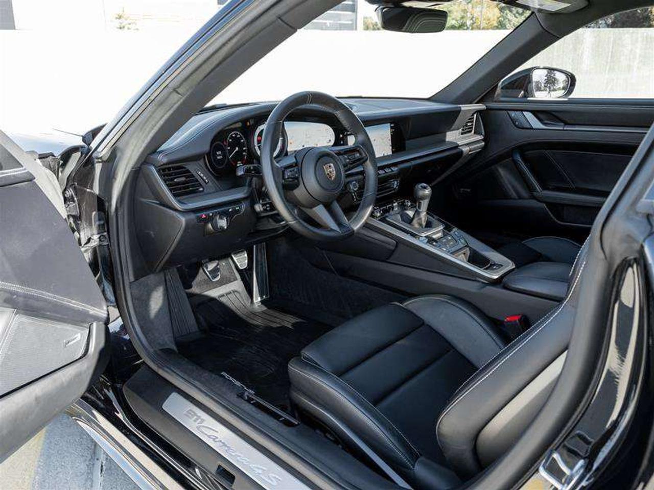 2024 Porsche 911 Carrera 4S Coupe CPO Premium Pkg Sport Pkg i.c.w. Manual Transmission SportDesign Side Skirts 20/21 Photo