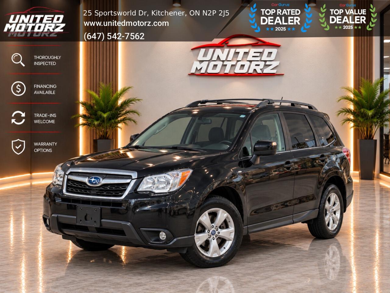 2015 Subaru Forester 2.5i Touring MANUAL AWD 4cyl~SAFETY CERTIFIED Photo0