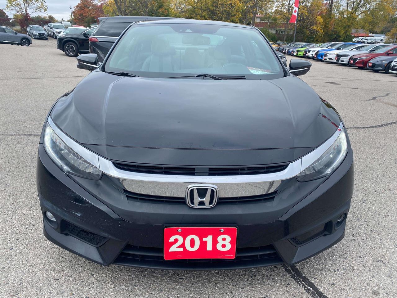 2018 Honda Civic TOURING, LEATHER, REMOTE START, CLEAN CARFAX! Photo