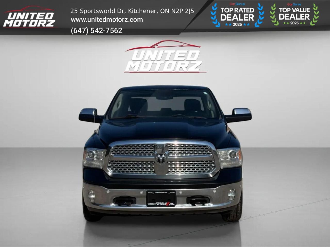 2015 RAM 1500 Laramie ECO DIESEL CREW CAB 4WD 3.0L 6cyl~SAFETY C Photo2