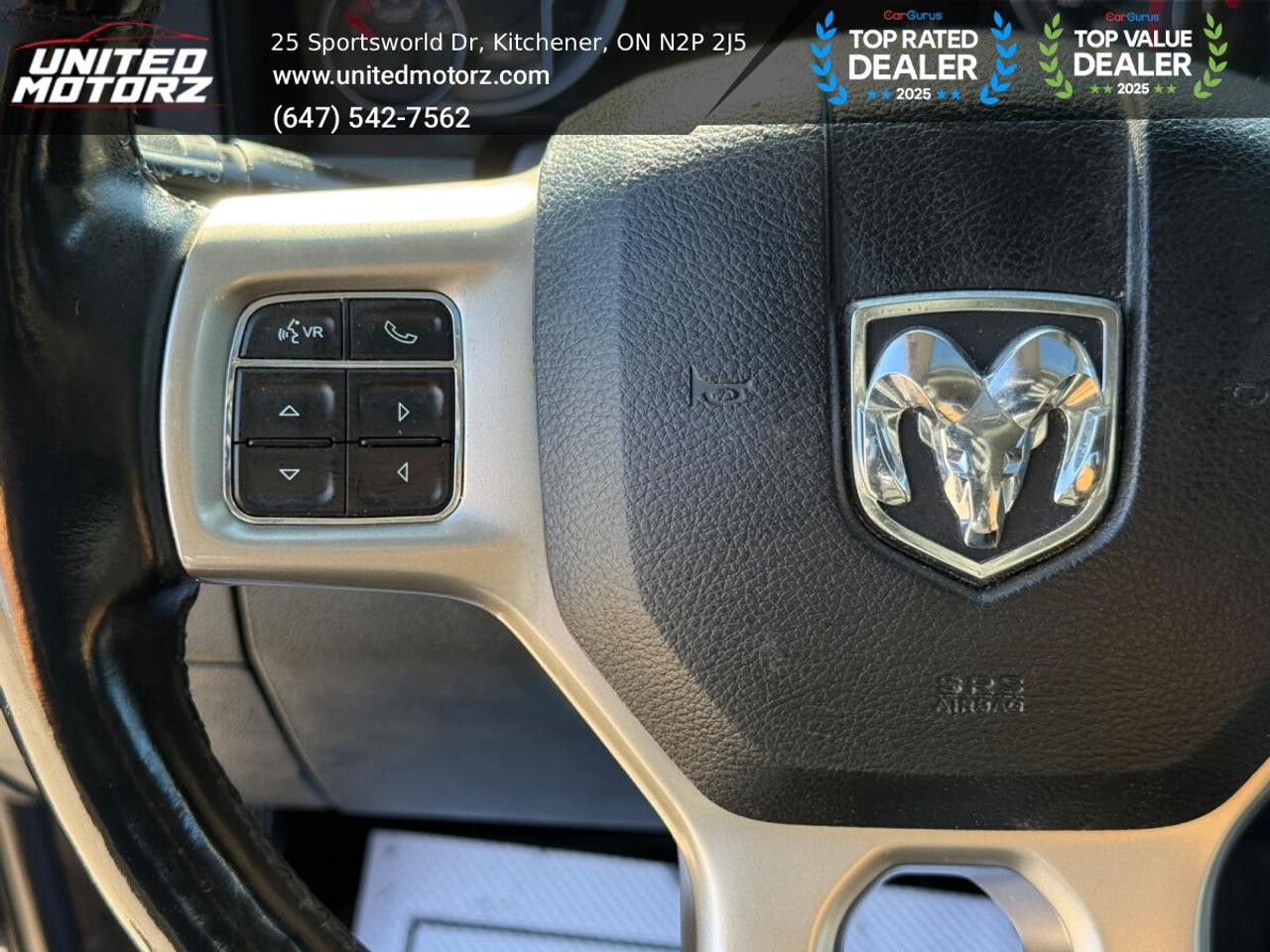 2015 RAM 1500 Laramie ECO DIESEL CREW CAB 4WD 3.0L 6cyl~SAFETY C Photo