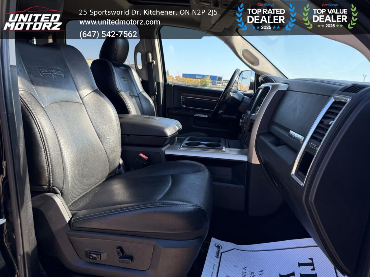 2015 RAM 1500 Laramie ECO DIESEL CREW CAB 4WD 3.0L 6cyl~SAFETY C Photo