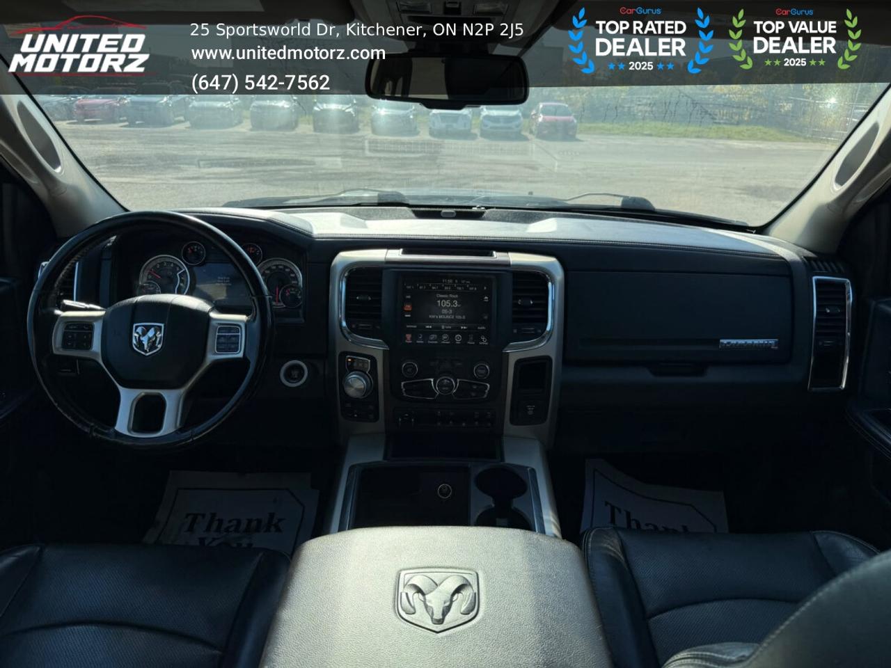 2015 RAM 1500 Laramie ECO DIESEL CREW CAB 4WD 3.0L 6cyl~SAFETY C Photo