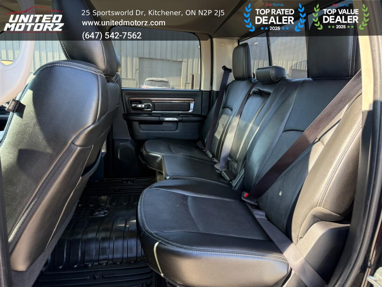 2015 RAM 1500 Laramie ECO DIESEL CREW CAB 4WD 3.0L 6cyl~SAFETY C Photo