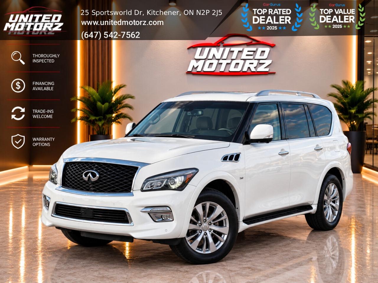 2015 Infiniti QX80 RWD 5.6L V8~SAFETY CERTIFEID~ Photo