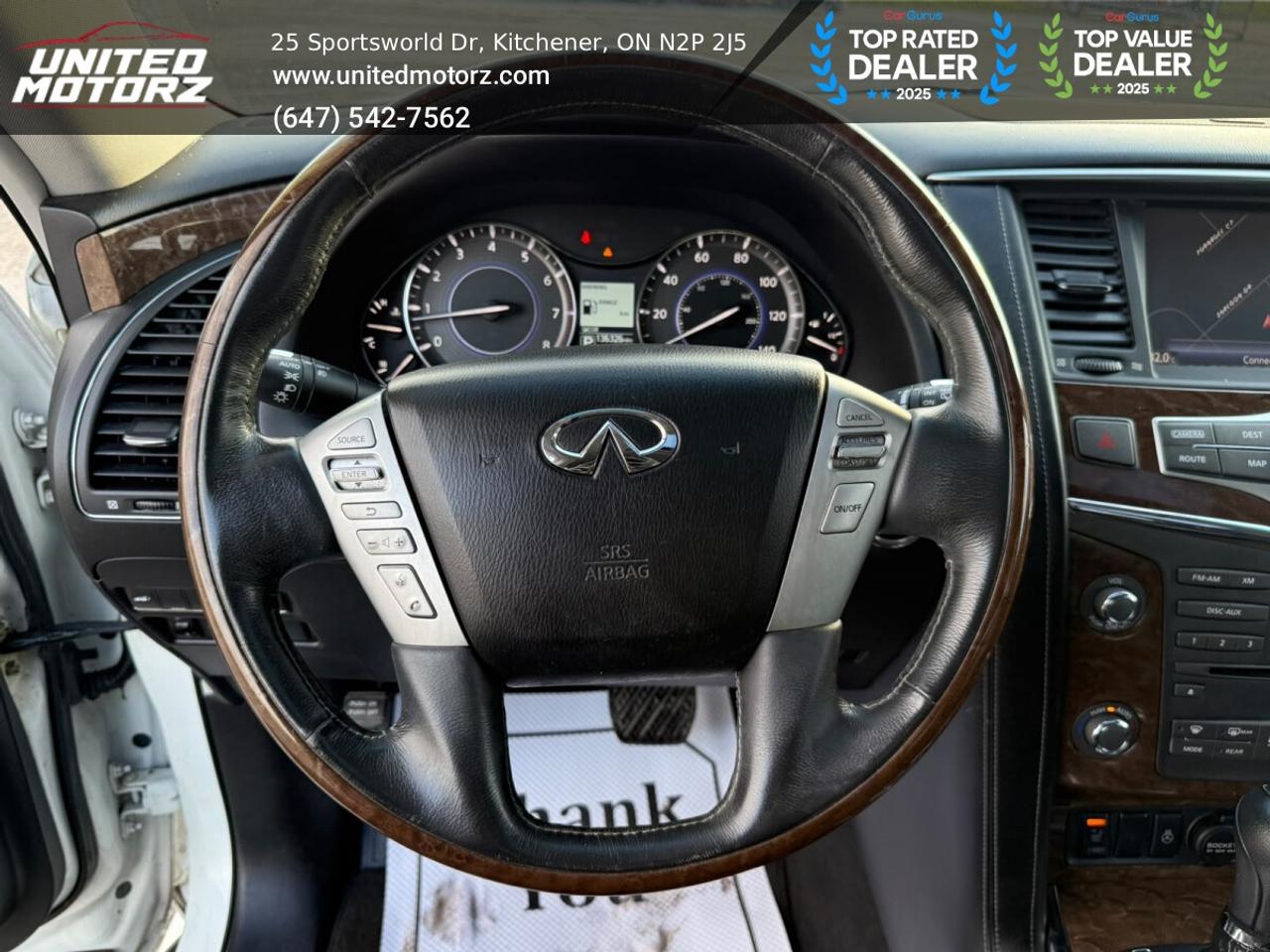 2015 Infiniti QX80 RWD 5.6L V8~SAFETY CERTIFEID~ Photo