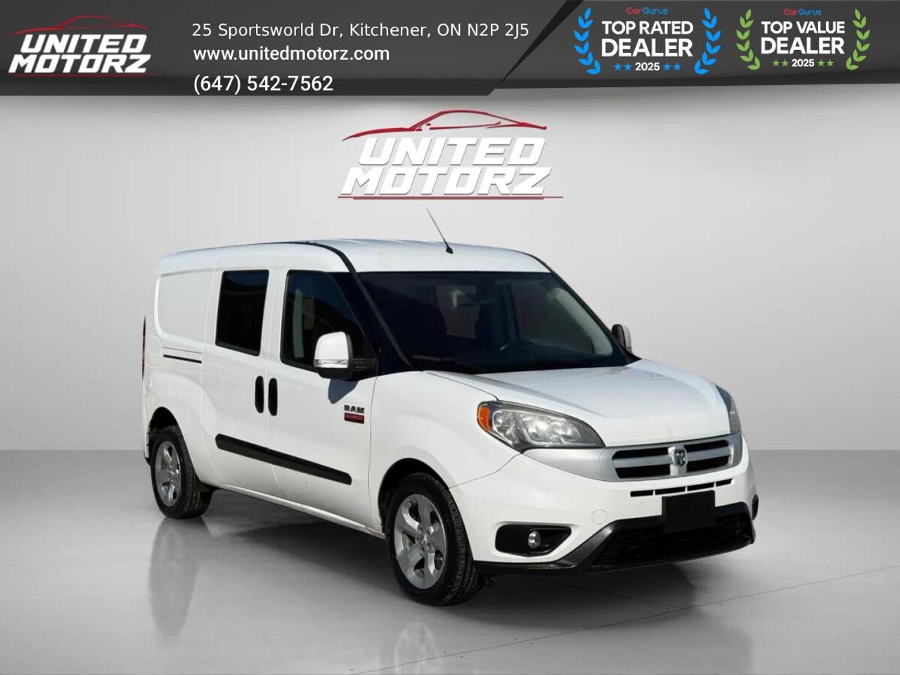 2016 RAM ProMaster City CARGO VAN SLT 2.4L~SAFETY CERTIFIED~ Photo