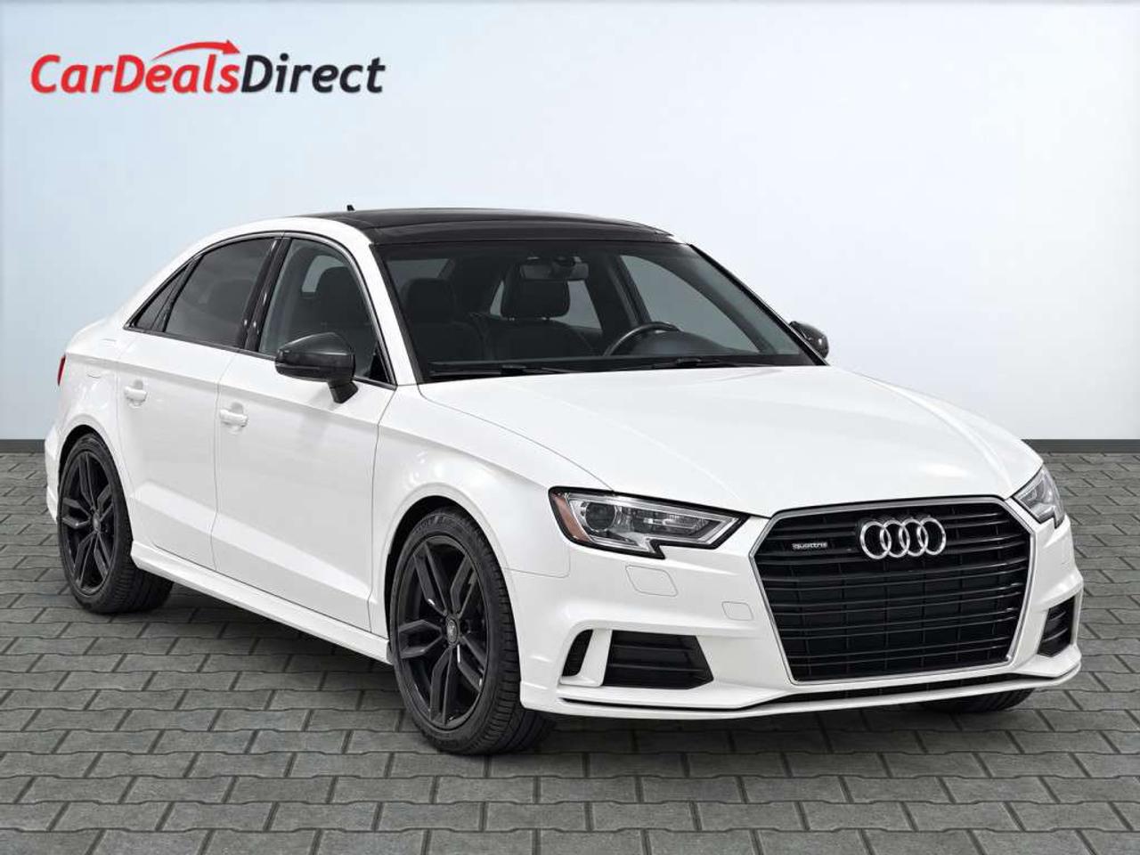 2019 Audi A3 AWD  Komfort Quattro   Black Wheels   Leather   Sunroof Photo0