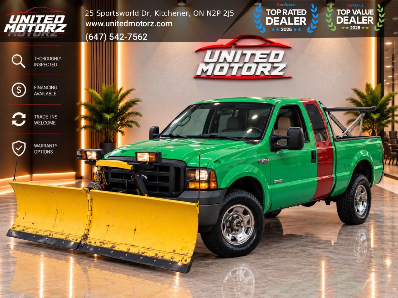 2007 Ford F-350 SuperCab SRW Snow Plow~SALTER "SNOW-WAY" 6.0L V8~A Photo