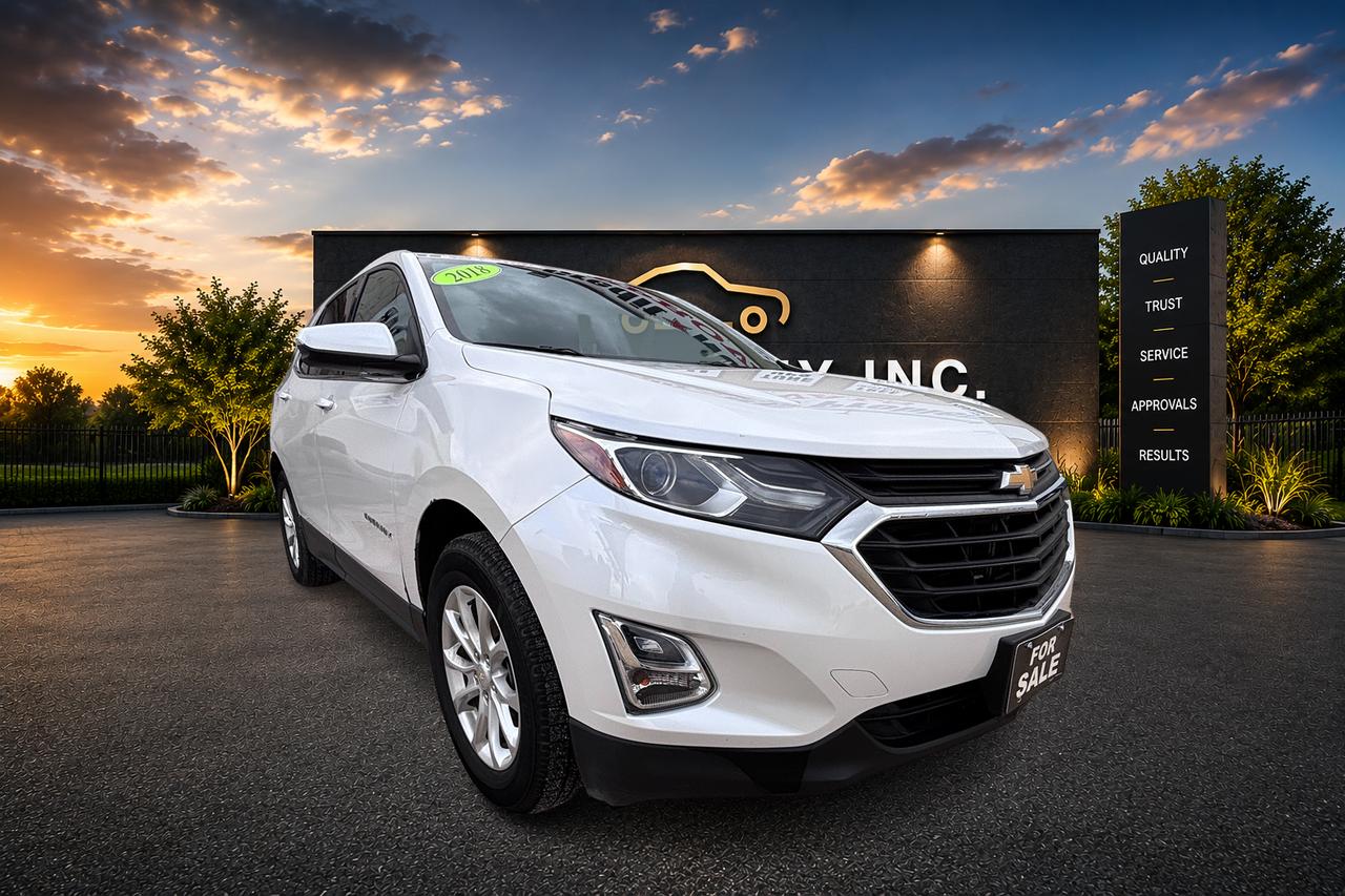 White 2018 Chevrolet Equinox SUV / Crossover Front-Wheel Drive Automatic