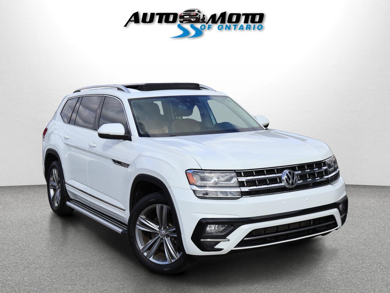 2018 Volkswagen Atlas EXECLINE R-LINE 4MOTION *VW MAINTAIN* CAMERA NAV BLUETOOTH LEATHER HEATED SEATS PANO ROOF CRUISE ALLOYS Photo0